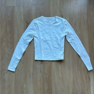 White Long Sleeve Top